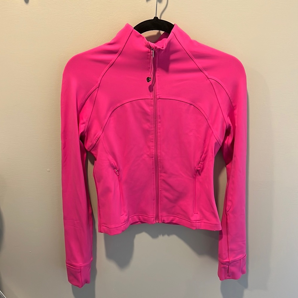 Sonic pink Nulu cropped Define jacket